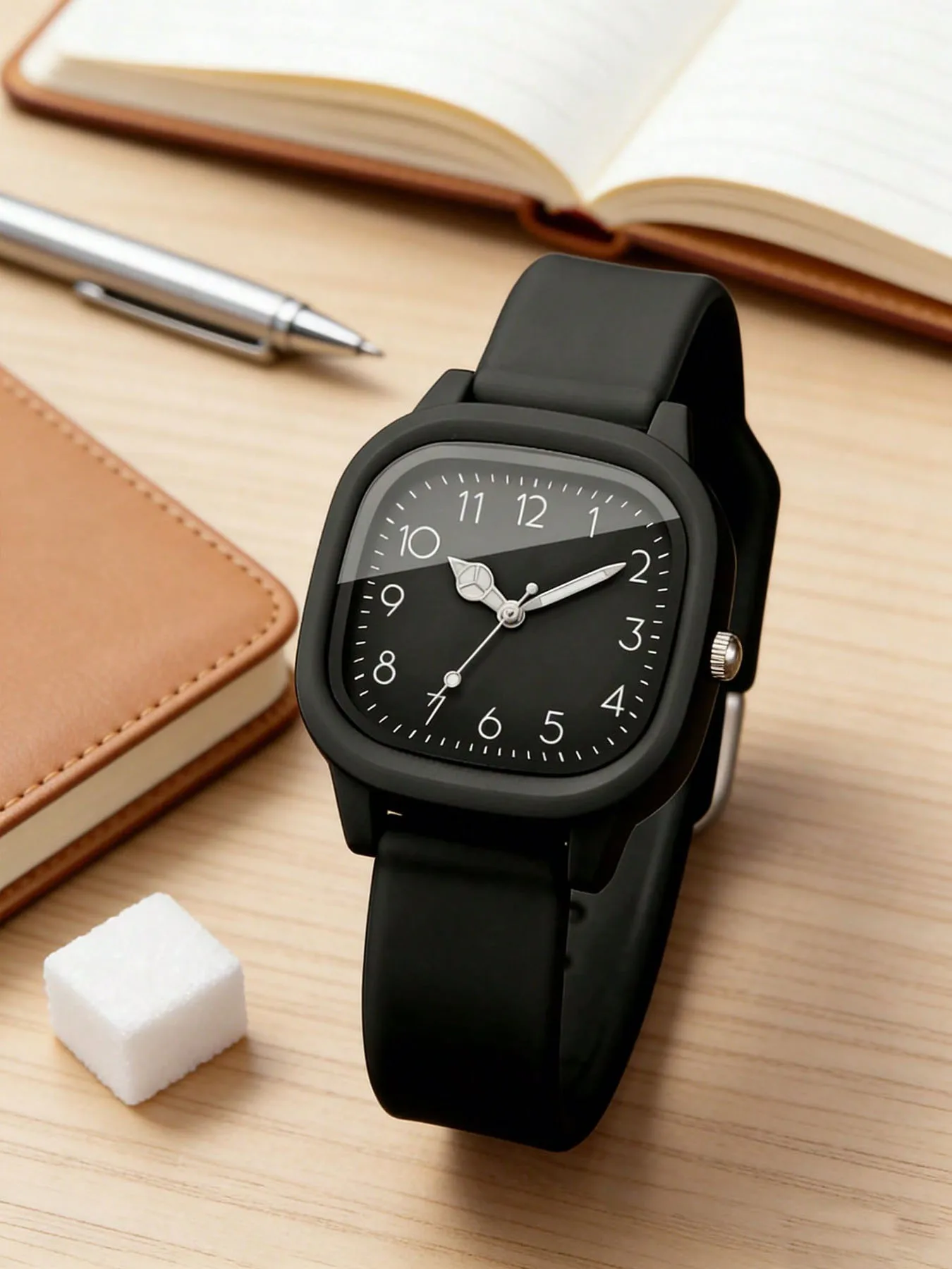 High-Beauty Digital Watch for Students, Korean Style, Lightweight Luxury, Sporty and Fashionable Women's Model