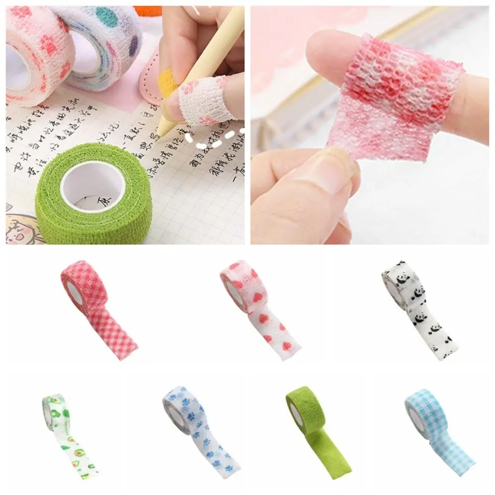 

Finger Protection Student Finger Bandage Elastic Cartoon Finger Protection Tape Cute Self-adhesive Cute Finger Tape