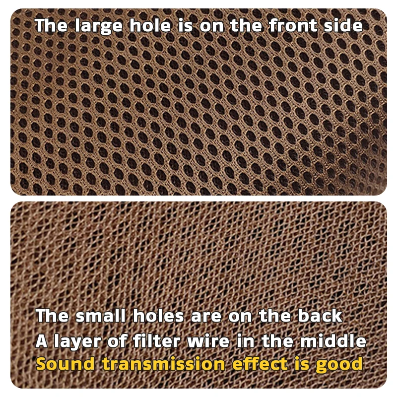 Luidsprekergrill Mesh Stof Stofdicht Akoestisch Transparant Doek voor Stereo Klankkast Theaterapparatuur 2 mm Dikke Radioverdekking