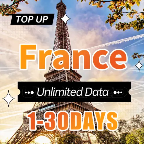 유럽 SIM 카드, 프랑스 데이터 SIM 카드, LTE 무제한 인터넷, 프랑스 파리, 4g Best5