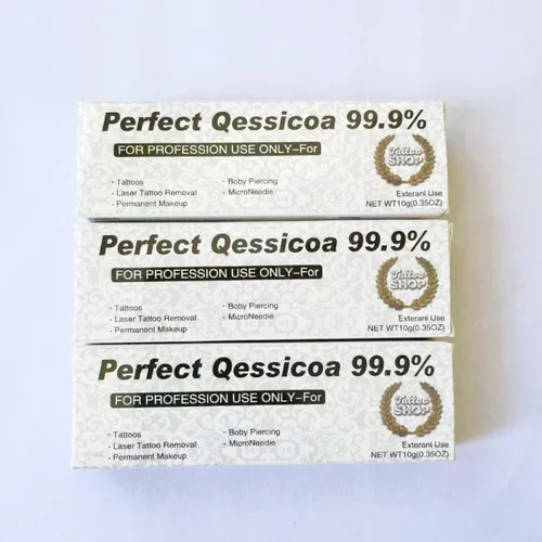 Imagen 2 del producto 2025 nuevo Original blanco 99.9% crema de tatuaje antes de la cirugía maquillaje semipermanente belleza cuerpo cejas delineador de labios 10g