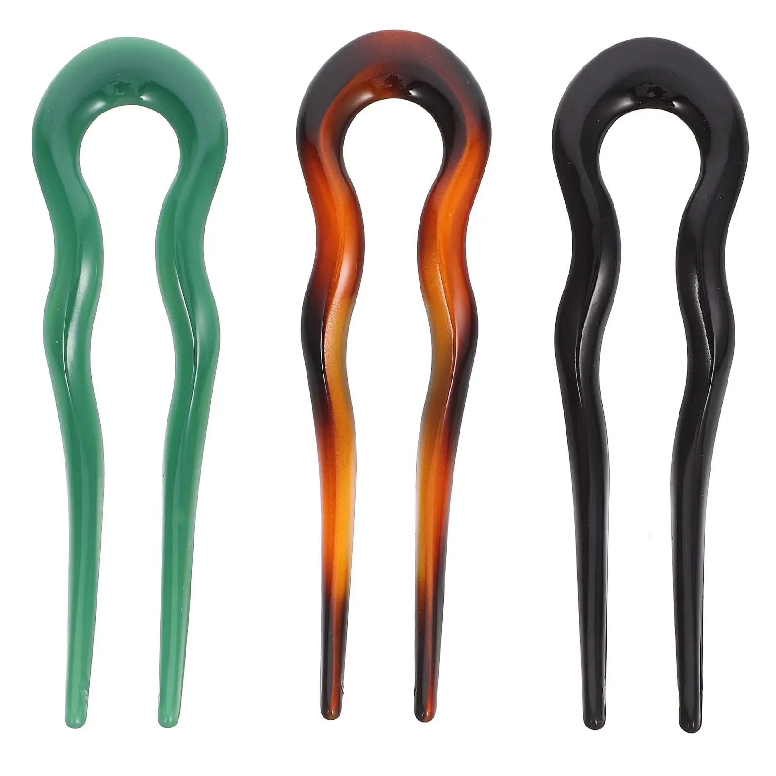

3pcs Vintage Hairpin Large U Shaped Retro Hairpins Durable Secure Hairstyle Fixation Chinese Hair Jewelry Women Bridal