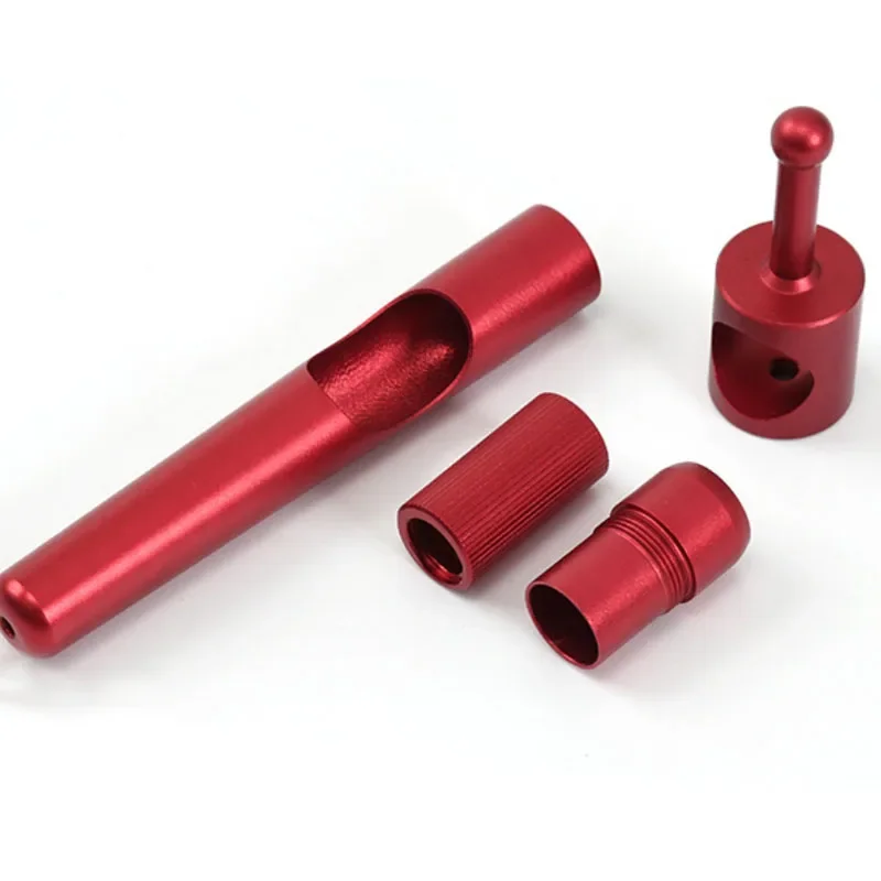 

CNC Red Anodized Aluminum Alloy Machined Parts Fixed Component Machining Metal Parts Machining Service