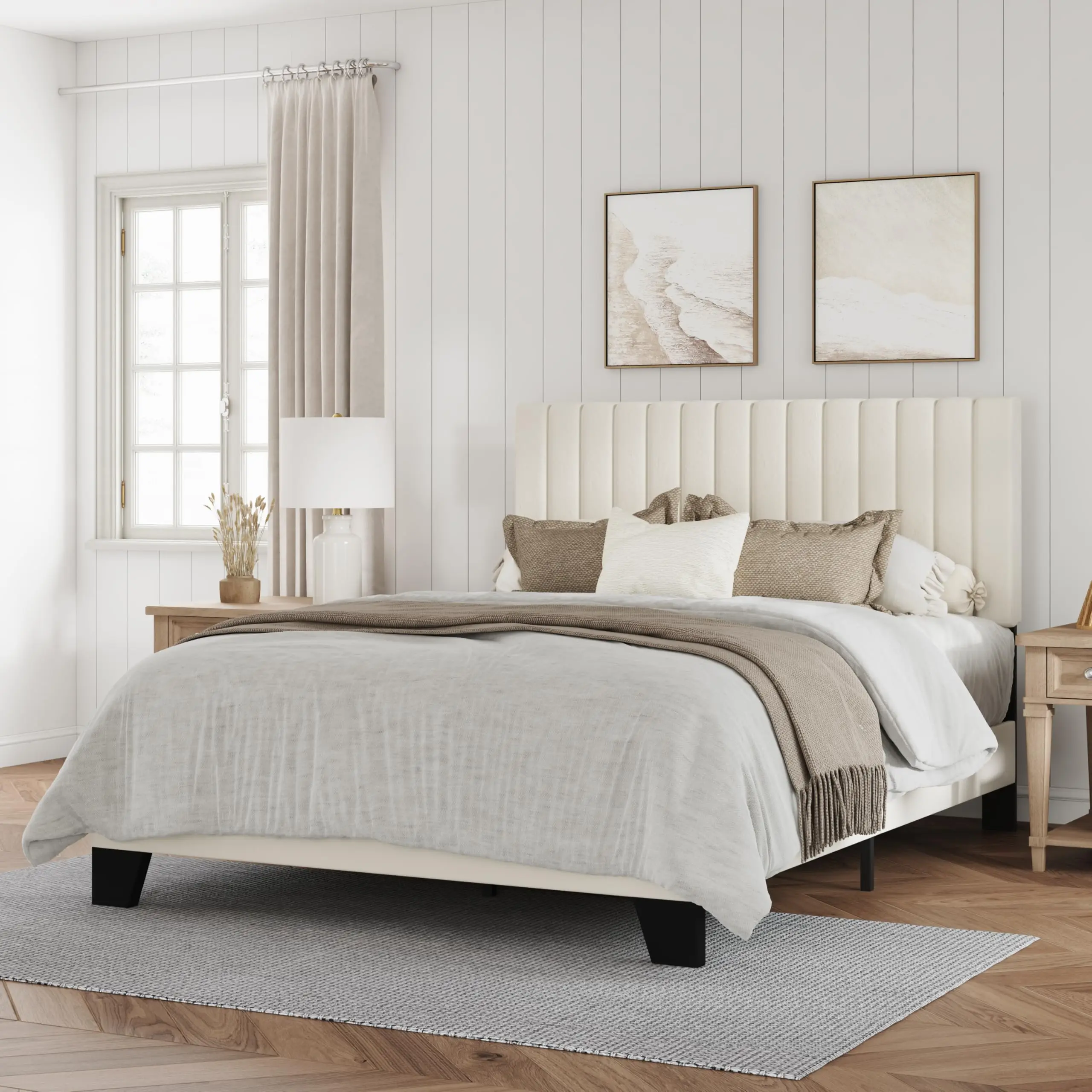 Modern Italia Collection YJX Brand Hotel Furniture King/Queen Size Wooden Bed Frame Soft Style Design Adjustable 1 Year Warranty