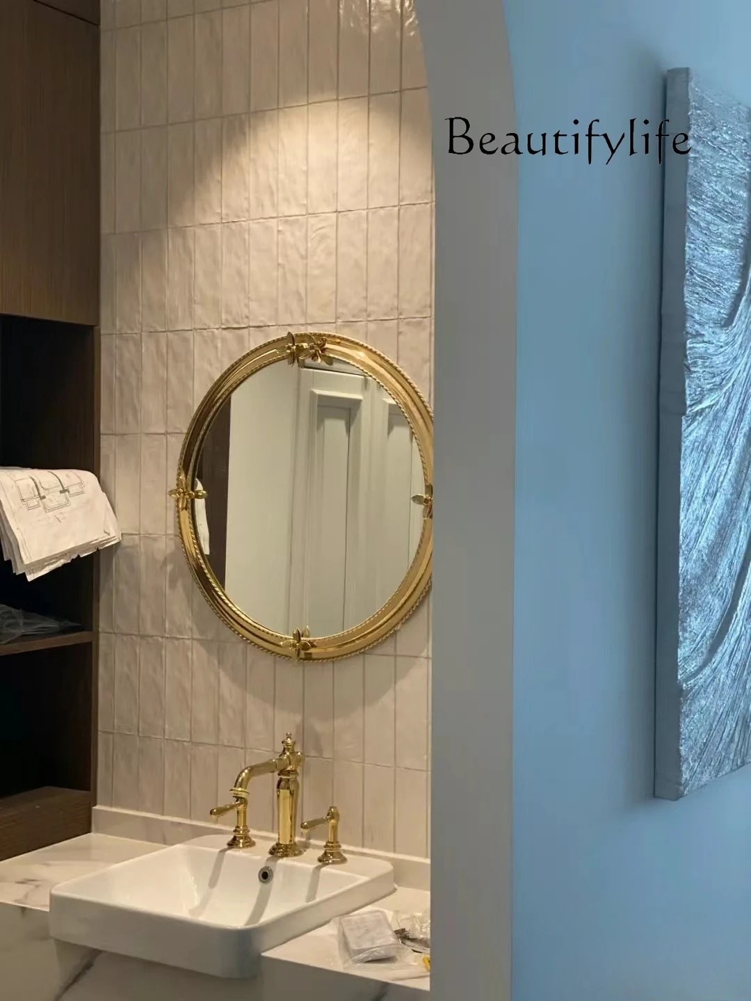 

New oval ceramic under-counter basin embedded household washbasin flat bottom 24 inches