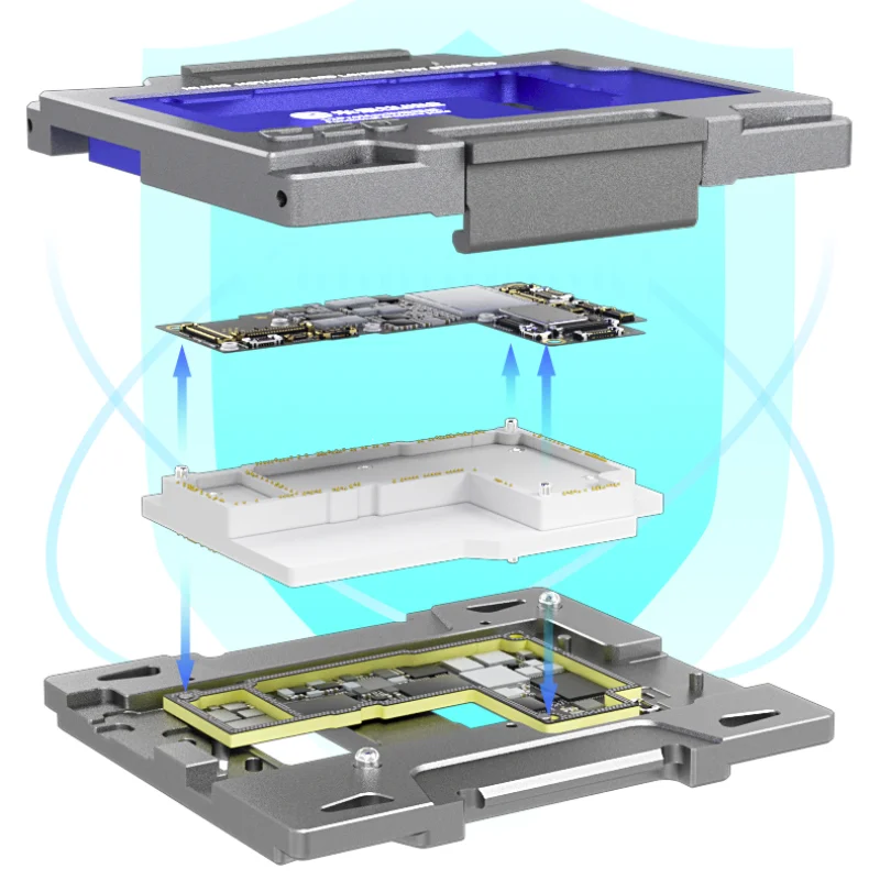 MIJING C20 12 Series Mainboard Test Stand Without Middle Frame Test Function Board Accurate Motherboard Layered Test Stand