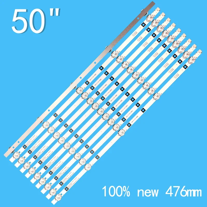 ริ้วสายไฟด้านหลัง LED สำหรับ LE-8822A Xiaxin LE-8815A HL2 M50AW JS-D-HL50L12-051CC ริ้วสายไฟ (80929) RH43-D500L12X-10