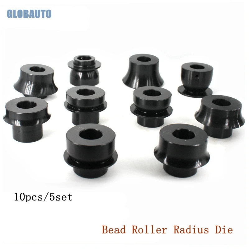 

Made Of 45# Steel With a Rockwell Hardness Of 35HRC 10pcs/5set Bead Roller Radius Die Fits Most Bead Rollers With 22mm Shafts