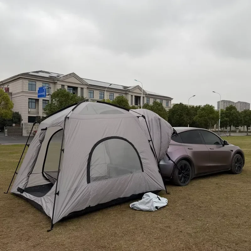 Large Space 4-6 Person Outdoor Family Camping Tent Waterproof SUV Car Extension Awning for Backpacking Traveling