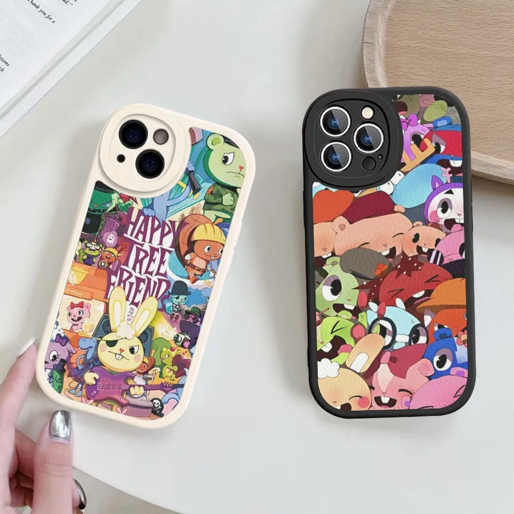 

Happy Tree Friends Phone Case Hard Leather For iPhone 14 13 12 Mini 11 14 Pro Max Xs X Xr 7 8 Plus Fundas