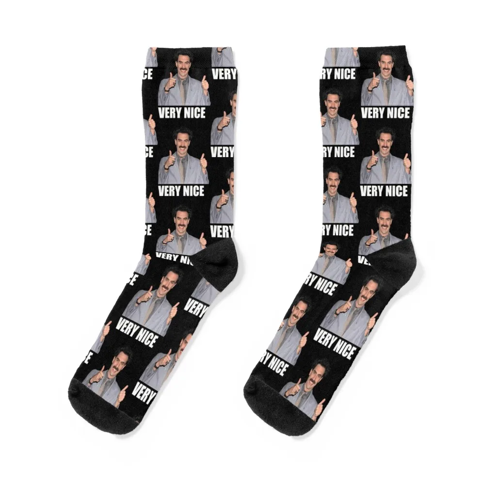 Borat Very Nice Socks hiking new in's Men's hockey Man Socks Women's