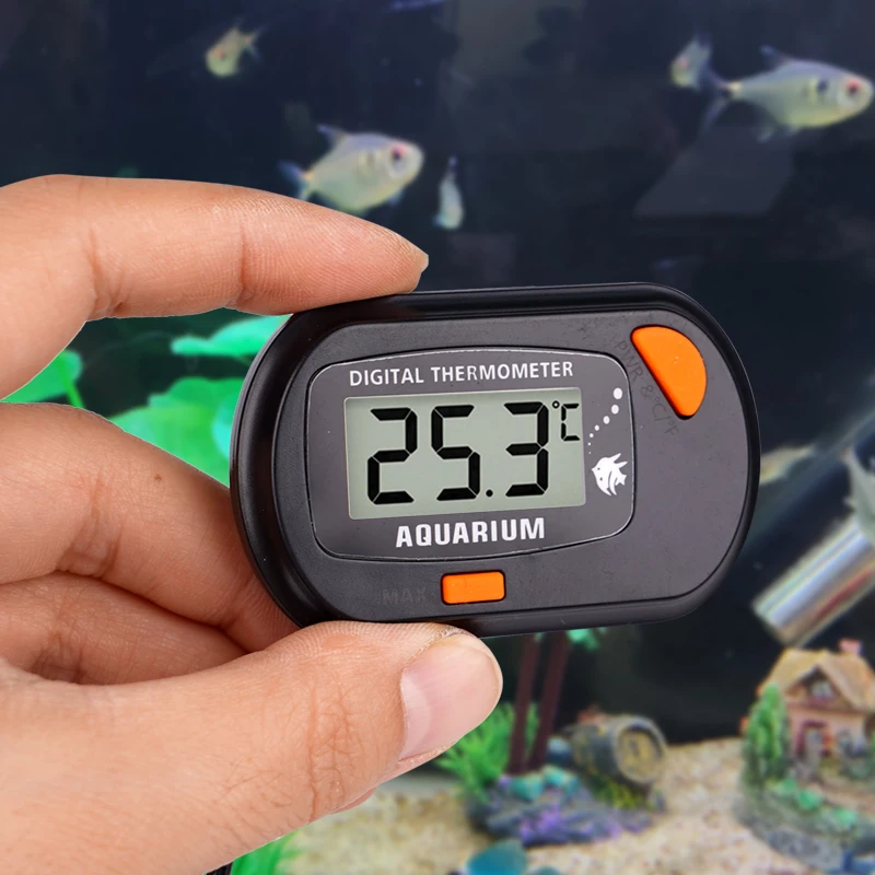 New LCD Display Digital Aquarium Thermometer Fish Tank Water Temperature Meter Tester Gauge Temp Control with Sensor Probe