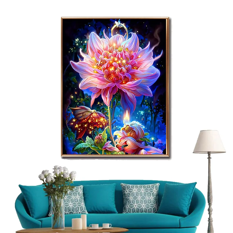 30x40 cm sunflower Diamond Art Square Gemstone cross stitch 5d diamond painting flowers new collection