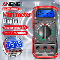ANENG XL830L Vehicle Circuit Repair Multimeter AC/DC Voltmeter Current Diode Triode Meter Tester 1999 hFE Transistors Test Tools