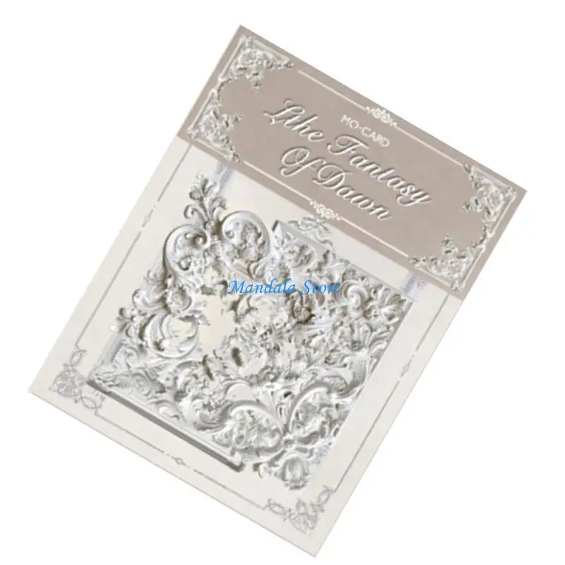 

U2JC Pack of 20 Vintage Scrapbooking Sticker Hollowed Corner Sticker for Scrapbooking Journal Planner Photo Album Decoration