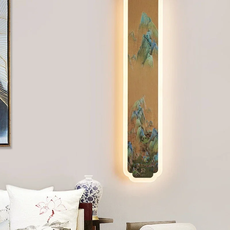 

New Chinese wall lamp, all-copper carved Chinese style living room background wall lamp, bedroom bedside Zhongshan lamp