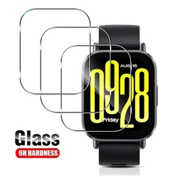 3Pcs Tempered Glass Protective Film For Redmi Watch 5 Active/Lite Smart Watch Screen Protector Cover Film