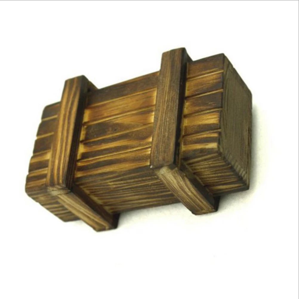 

Creative Educational Wooden Puzzle Box Small Brain Teaser Game Toy Kids Adults Secret Opening IQ Challenge Gift Montessori