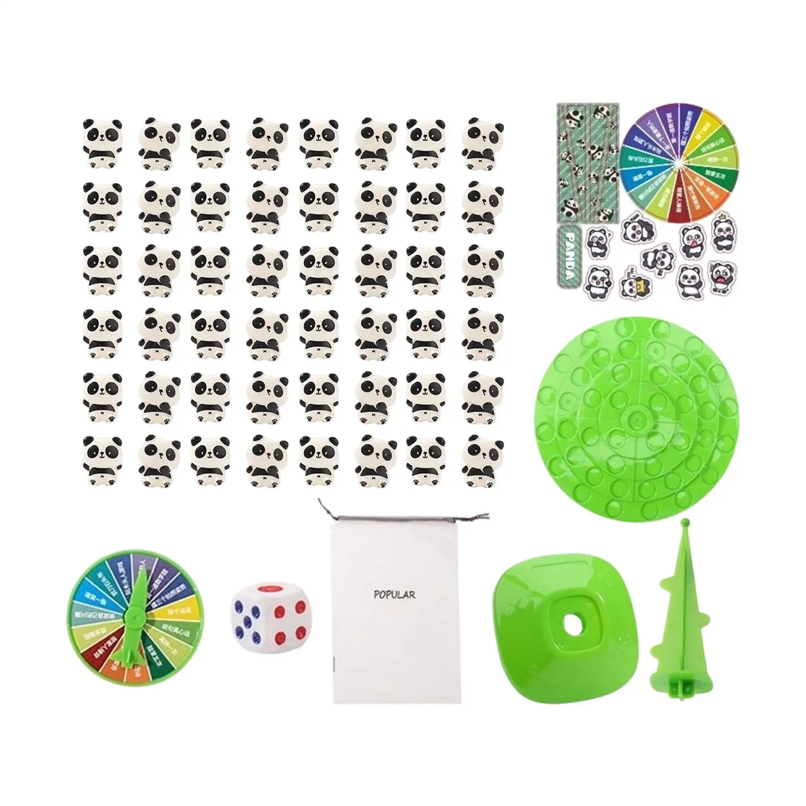 Gra w balansowanie pandy, zabawka edukacyjna, gra w układanie pand na balans, idealna na deszczowe dni, przyjęcia urodzinowe, wyprawy kempingowe, dla chłopców i dziewczynek.