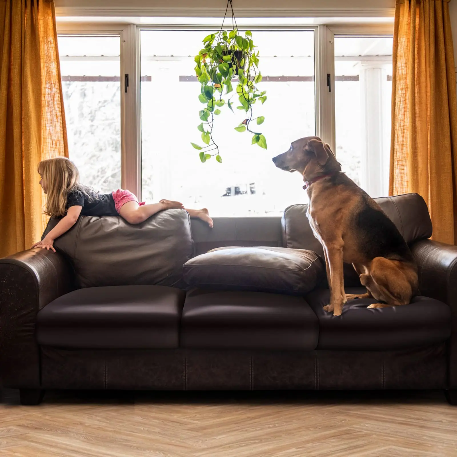 PU Leather Waterproof Sofa Seat Cushion Cover Elastic Chair Settee Seats Furniture Protector For Home Living Room Pets Kids