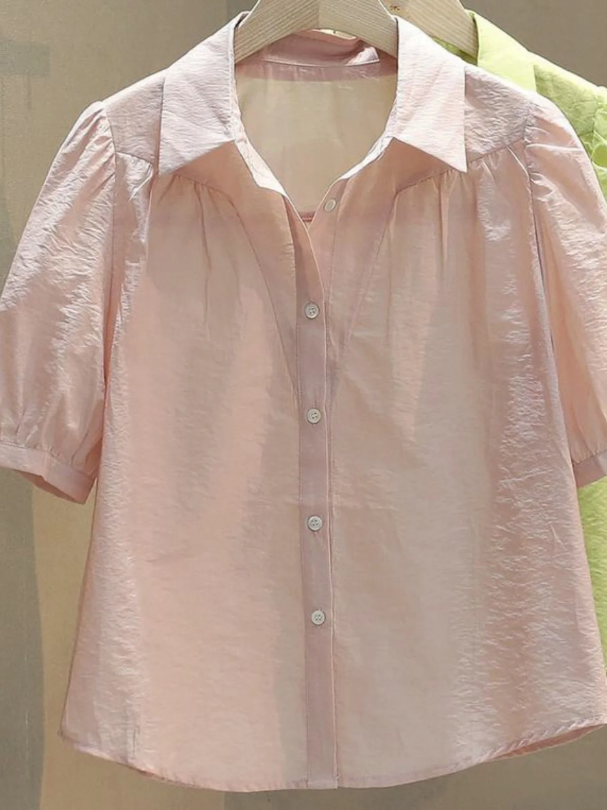 2024年新作-ホワイト半袖ポロシャツ-ポケット付き-多用途-カジュアルスタイル-スリム-プロフェッショナル-ファッションサマートップス