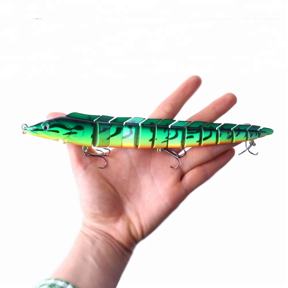 

Ultra low price 23cm 46g jointed minnow fishing lure topwater bass bait