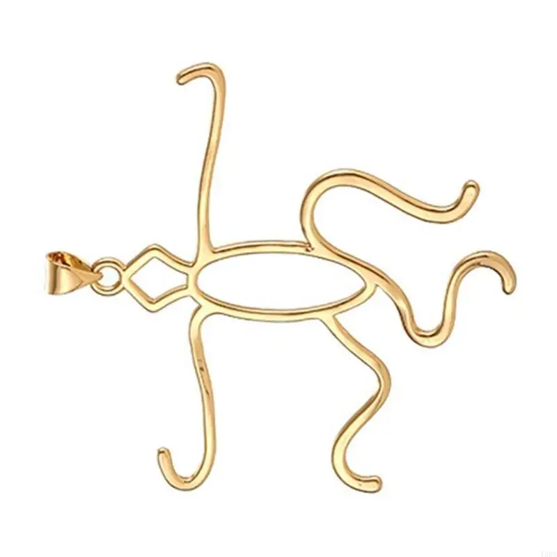 

Y88A Pendant Frame Unique Necklace Pendant Base Alloy Material Claw Pendants