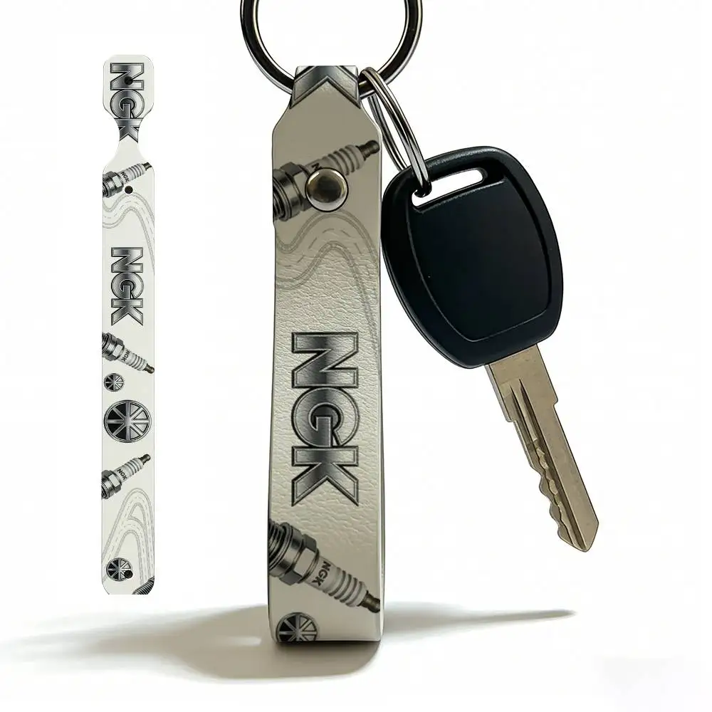 

Брелок для мотоцикла из мягкой искусственной кожи NGK, легкий держатель для ключей для скутеров и гоночных мотоциклов