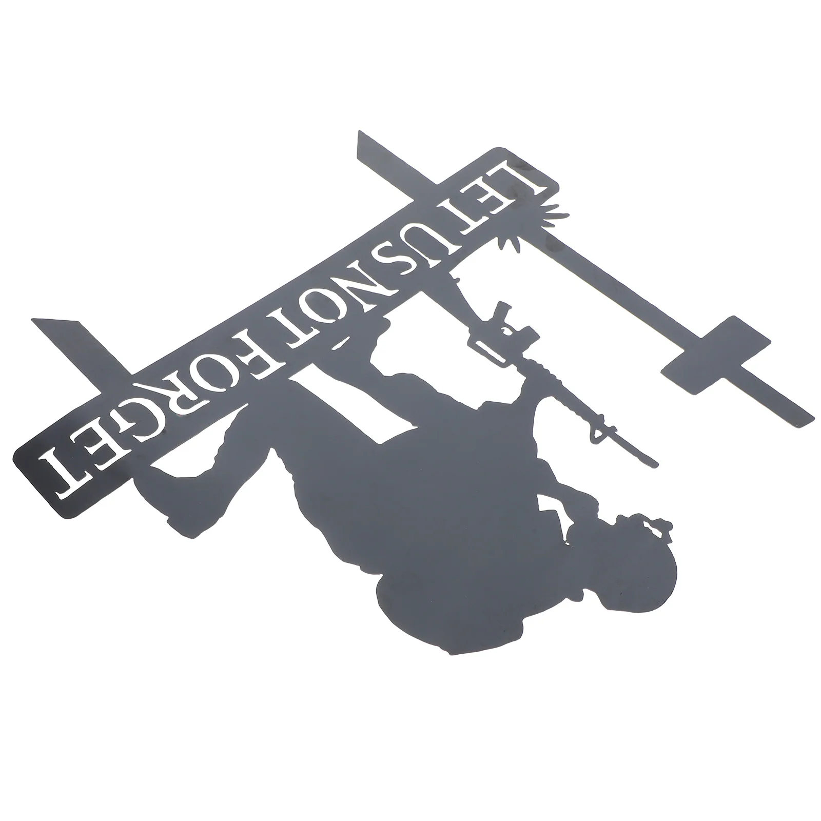 

Metal Soldier Stake Memorial Day Outdoor Decoration Patriotic Yard Sign Garden Ornament Veterans Day Remembrance