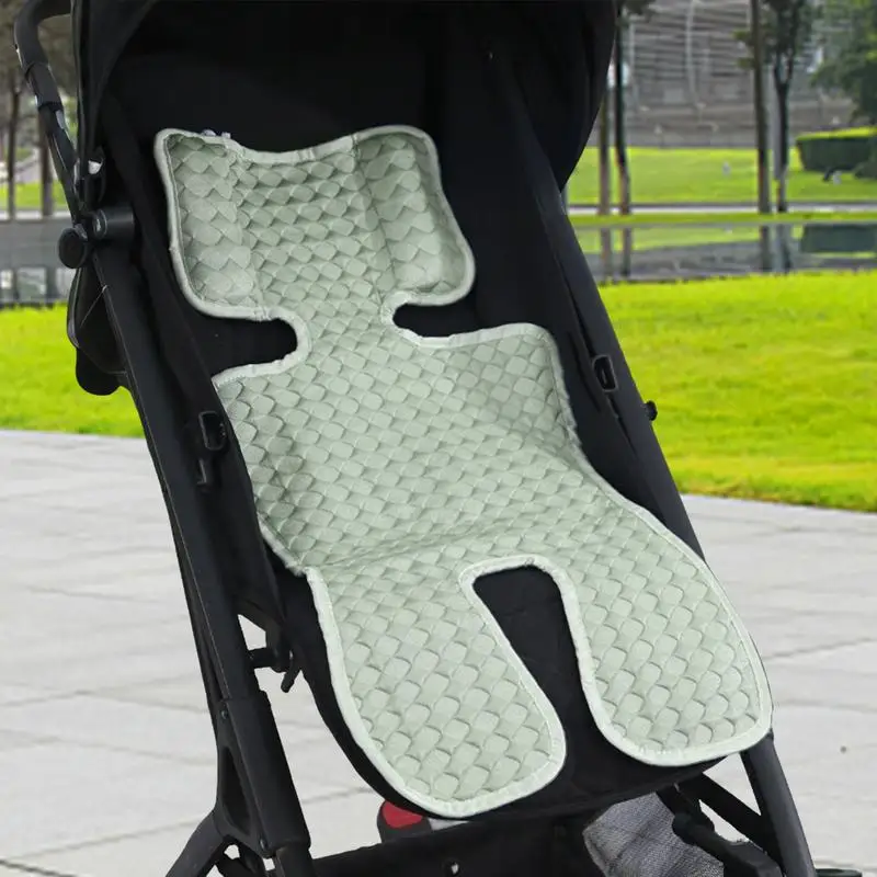 Tappetino rinfrescante per passeggino Tappetino rinfrescante estivo traspirante Fodera lavabile riutilizzabile per seggiolino auto per neonati