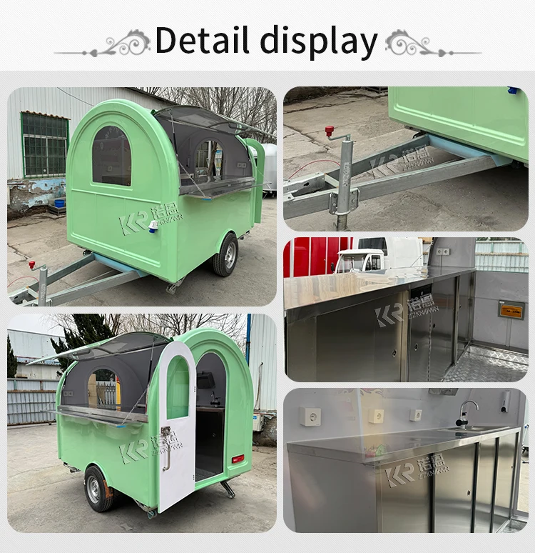 Custom Mobile Vintage Food Truck Trailer Van Candy CE DOT Beer Bar Cafe Mobile Food Truck for Sale in Dubai