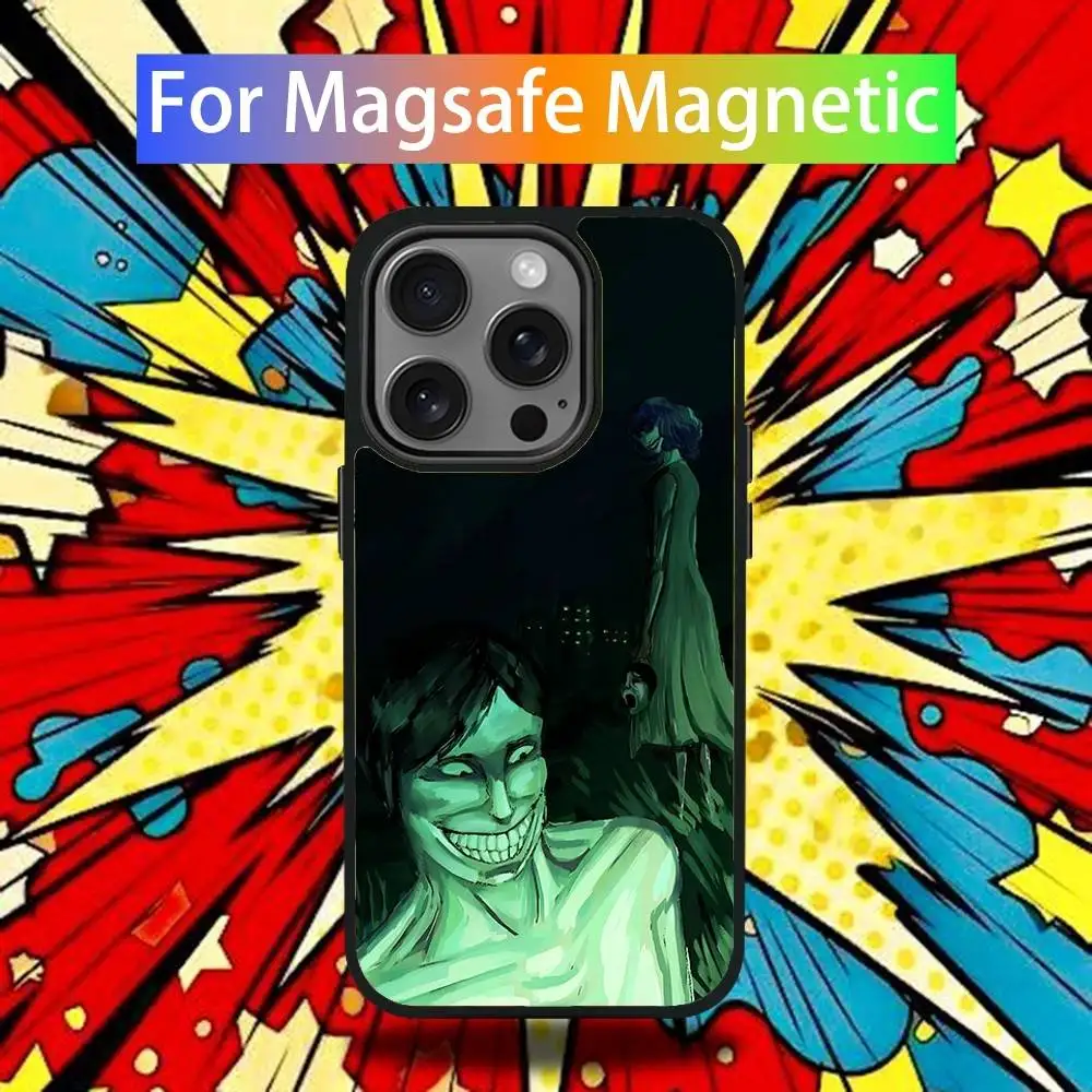 دخيل لا أنا لست حافظة هاتف بشري لهاتف آيفون 17,16,15,14,13,12,11,Pro,Max,Plus,Mini,SE4 شحن لاسلكي Magsafe مغناطيسي