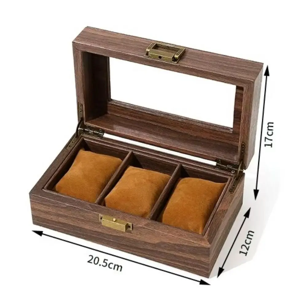 Прочная коробка для хранения часов с сеткой 6, 10, 12, коробка для хранения часов, деревянная коробка для хранения ювелирных изделий, ювелирные изделия