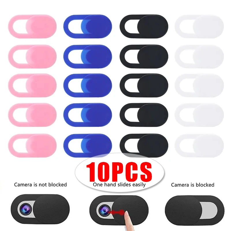 

10/1PCS Universal Webcam Protective Cover Antispy Slider Camera Protector for iPad Laptop Macbook Phones Lens Privacy Sticker