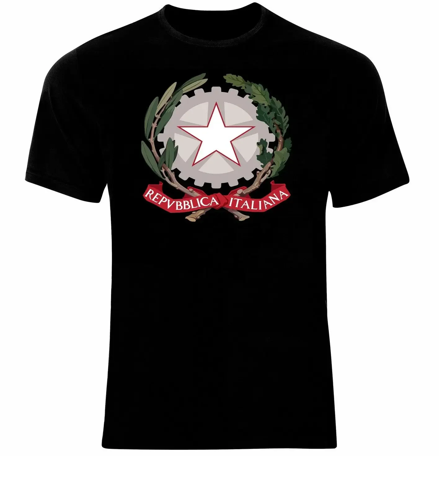 

Coat of Arms of The Italy Italian Arms Flag T-Shirt. Summer Cotton Short Sleeve O-Neck Mens T Shirt New S-3XL