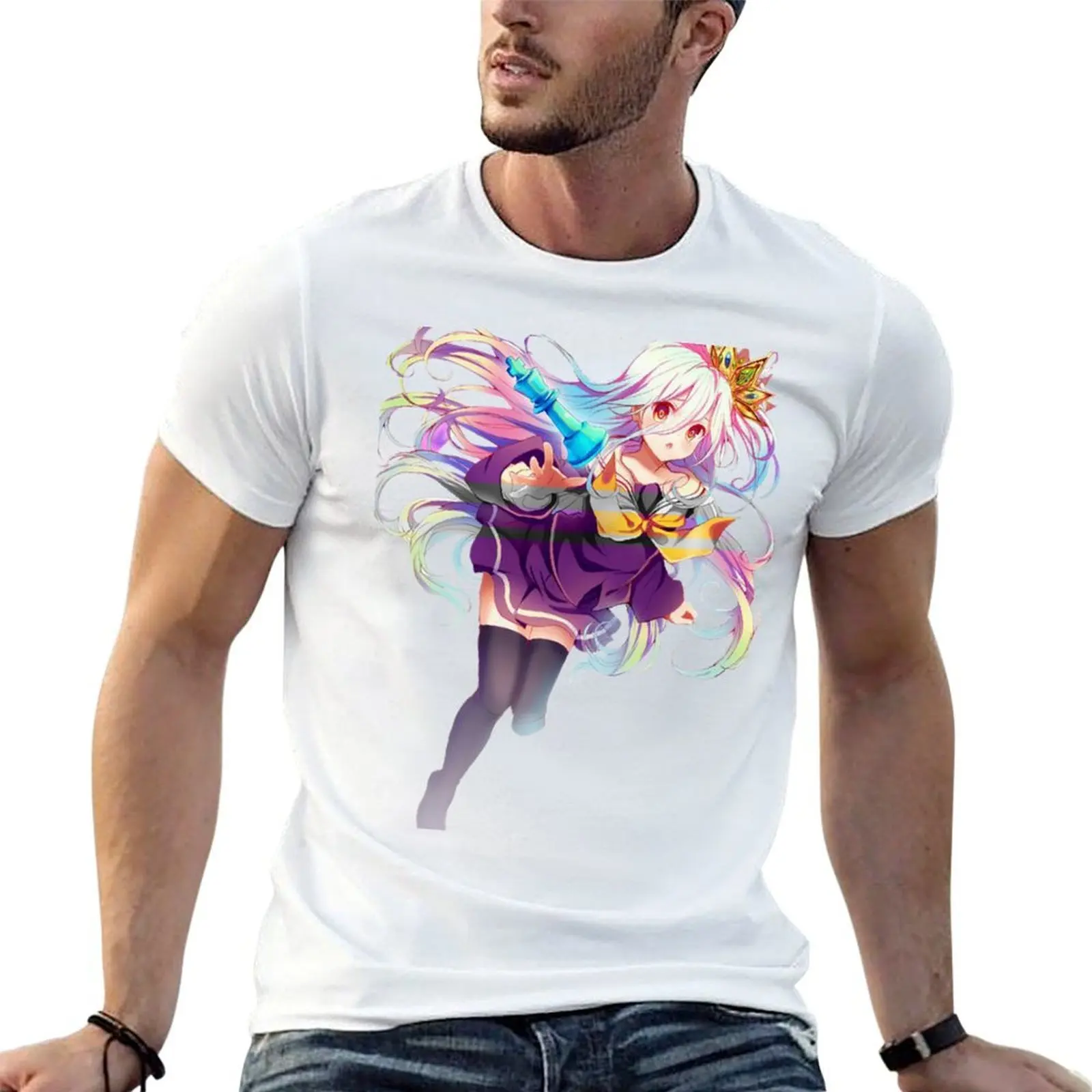 

No Game No Life - Shiro T-Shirt t shirts for man slim fit mens graphic t shirts T-Shirt