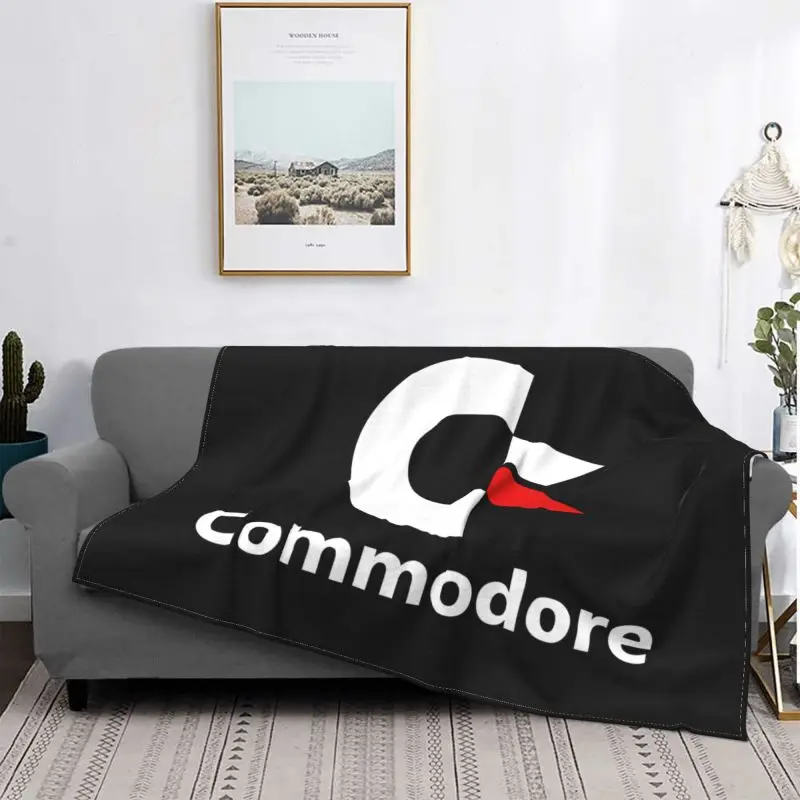 Commodore 64 Amiga Pc Gamer Tv 80S Blanket Soft Textile Nap Blanket Bedding Throws Family Expenses