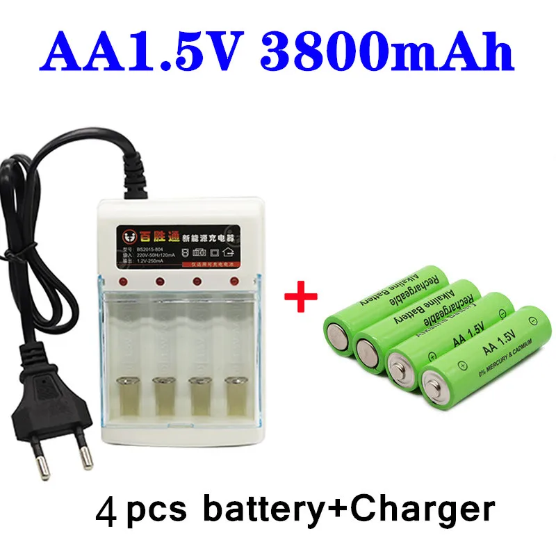 1,5 V AA batterie 3800mAh akku NI-MH 1,5 V AA batterie für Uhren mäuse computer spielzeug so auf + kostenloser versand