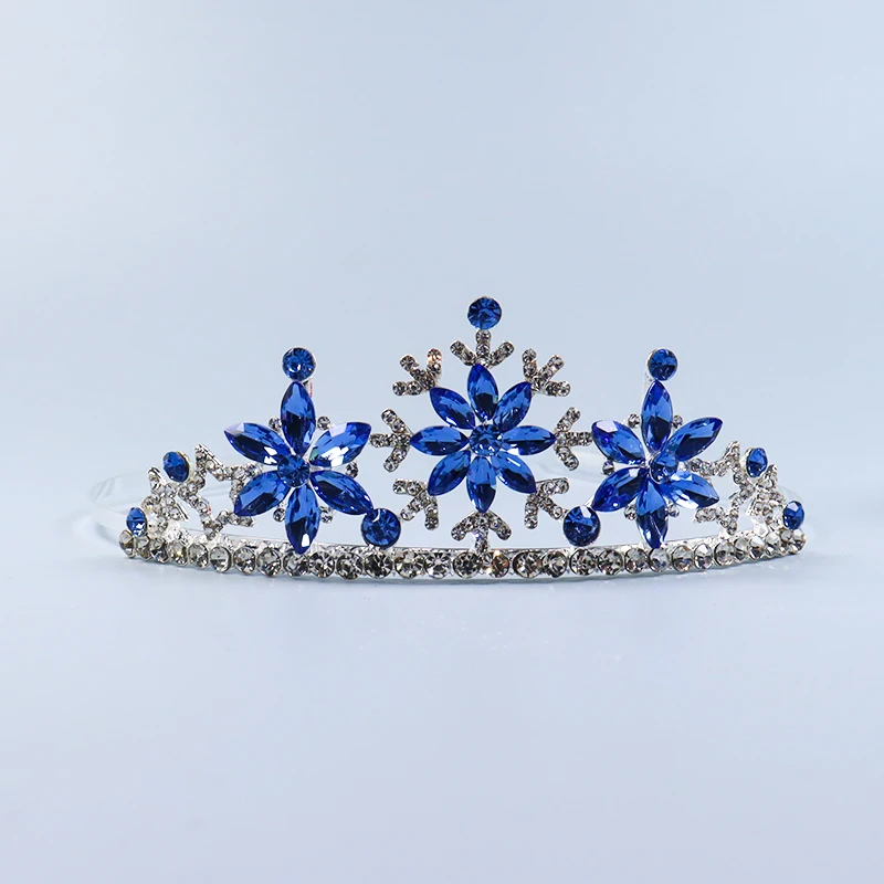 ZANLLOY Princess Crown Role-playing Baby Girl Toys Children Snowflake Crown Headband Gift Baby Hair Accessories