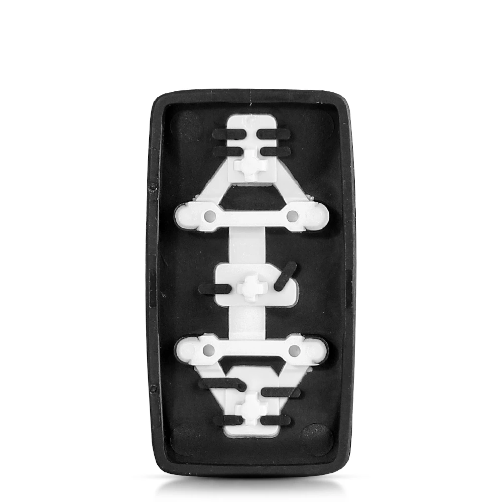 KEYYOU For VW Beetle Eos Golf 6 Jetta Tiguan Seat Skoda Fabia Car Key Buttons Pad 3 Button Remote Key Rubber Pad Fob Case