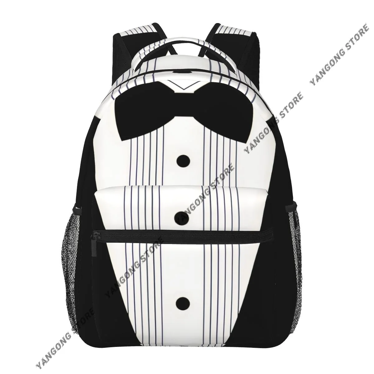 

Cute Tuxedo Backpack For Teenagers Boys Children Student School Bags Unisex Laptop backpack Travel Shoulder Bag