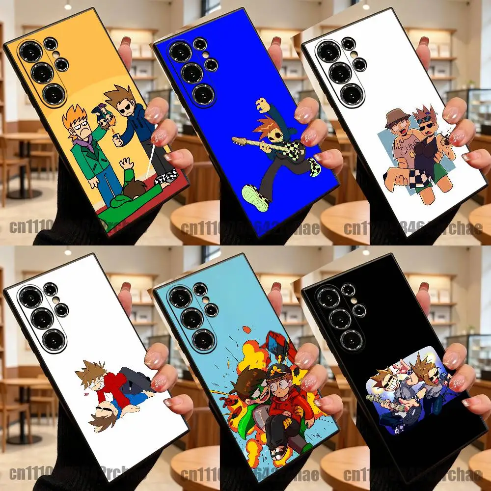 For E-Eddsworld T-Tord Edd Phone Case For Samsung S26,S24,S22,S25,S23,S30,S21,Ultra,Plus,Fe,Lite Custom Soft Cover