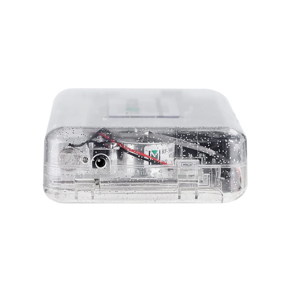 Transparent Cassette Player for Converting Analog Tapes to Digital MP3 Files with USB Connection and Headphone Output
