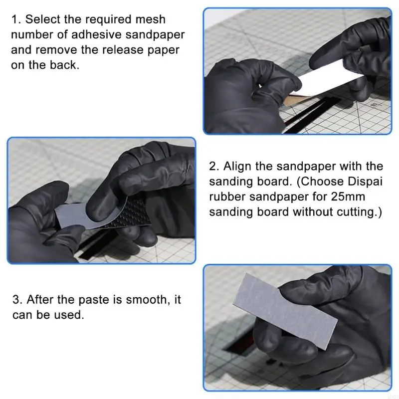 Carbon Fiber Abrasive Board with Antislip Designs for Furniture Accurate Sanding