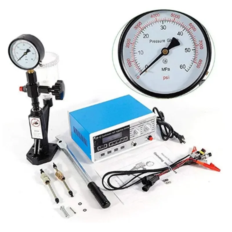 CR-C Multifunction CRIN Diesel Common Rail Injector Tester Diesel Piezo Injector Tester + S60H Injector Validator Simulator