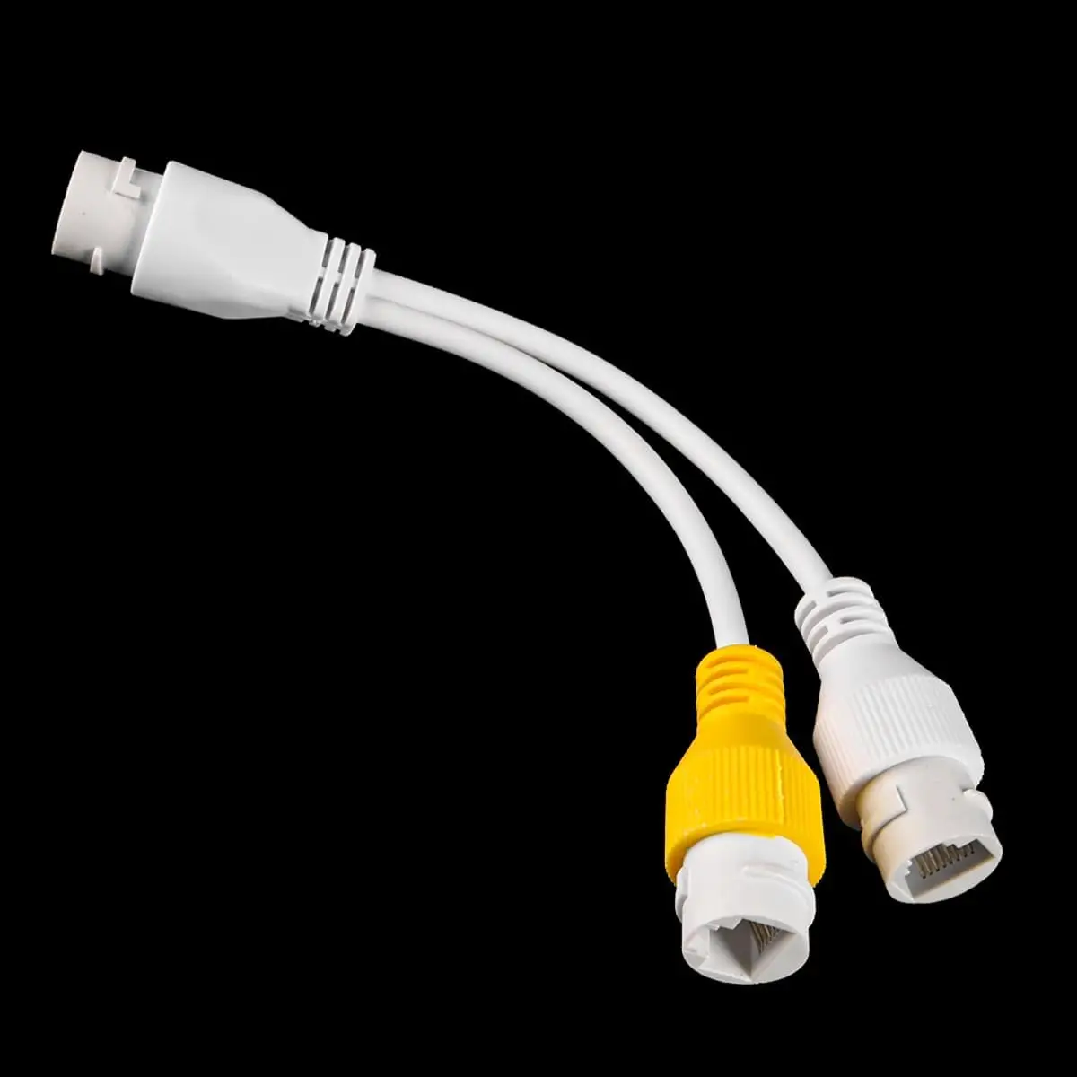 Waterproof IP PoE Ethernet Splitter Adapter RJ45 Fits Connectors for Security Camera Installation Ethernet Cable Management