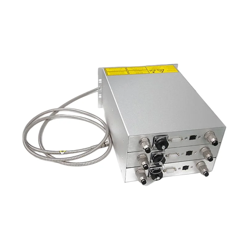 Four Wavelength 440 415 405 380nm 40W High Power Fiber Coupled Laser Module for LDI Precision Imaging and UV Processing