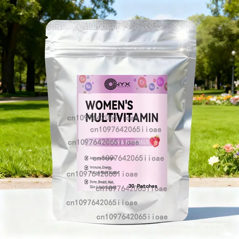 

Женские мультивитаминные трансплеевые пластыри с витамином А, B, C, D, E, кальциями и магнием, 30 пластырей с поддержкой иммунитета