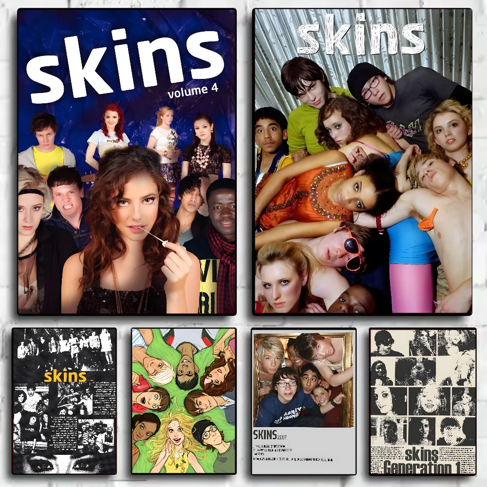 

Teen TV Series Skins Generation Poster HD art sticky wall waterproof home living room bedroom bar aesthetic decoration