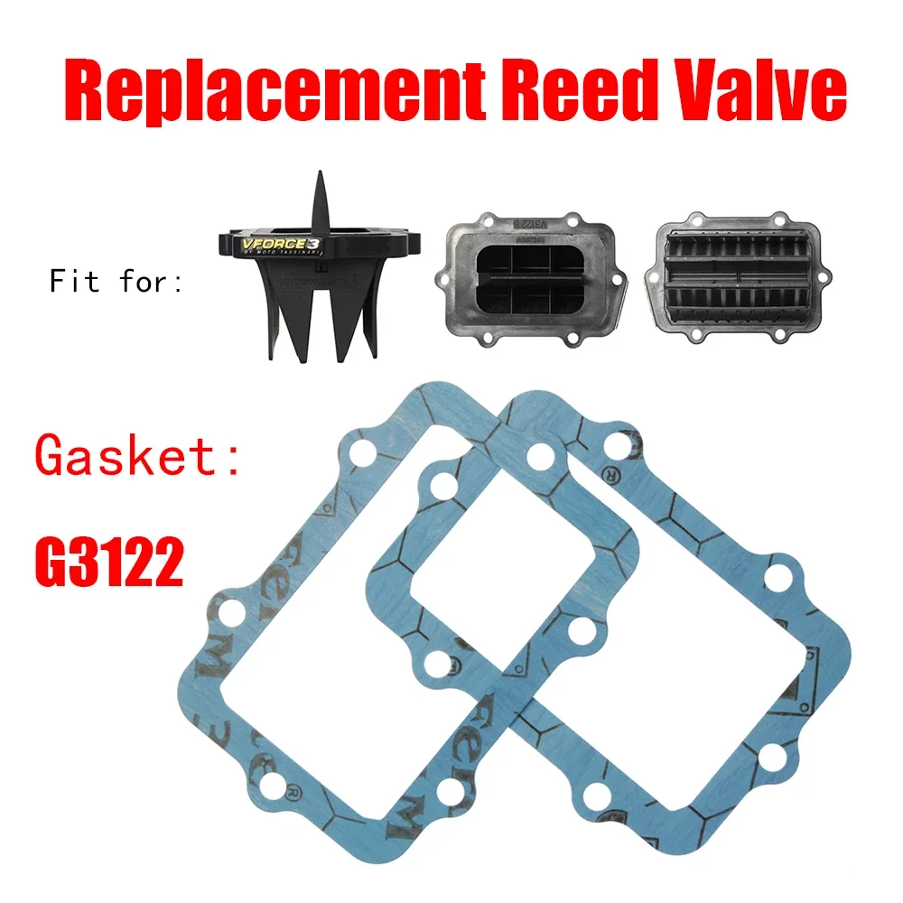 2PCS/1PCS Gasket G3122 Replacement Reed Valve Vforce V3127R-873A-2 V3112-873A-2 For 600 E-TEC And HO SDI